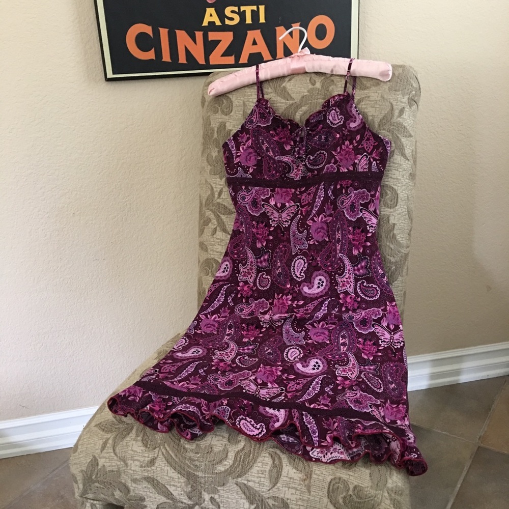 Girls pink/ raspberry dress, worn once!
